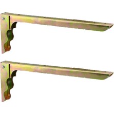 Starseven Katlanır Raf Altı Ayağı Metal Ayak 28 x 10 cm (2 Adet)