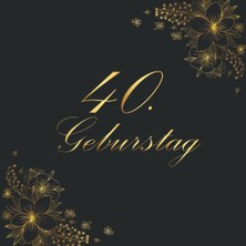 Starseven Independently Published 40. Geburtstag: Edel Gästebuch Album - 40 Jahre Geschenkidee Zum Ei