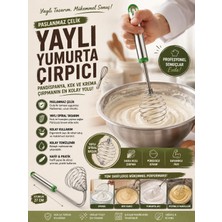 Ufak Tefek Şeyler Paslanmaz Çelik Yaylı Yumurta Çırpıcı Yeni Nesil Pandispanya Kek ve Krema Çırpma Aleti