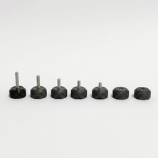 Starseven M4 Parmak Cıvatası (5'li Paket M4X16MM) - Plastik Başlıklı Gömülü Metal Dişli El Cıvatası - Prototi