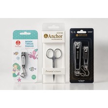 Starseven Anchor Profesyonel Bakım Seti, Bebek Tırnak Makası, GX116 Kişisel Makas GX107 Tırnak Makası, Pas
