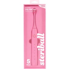 Starseven Steriball Elektrikli Fırçası Pembe - 5 Farklı Mod; Değiştirilebilir Fırça Başlığı;