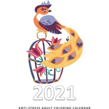 Starseven Independently Published 2021 Anti-Stress Adult Coloring Calendar: 2021 Coloring Calendar - C