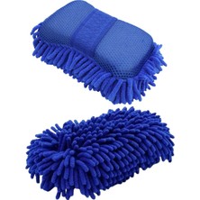 Starseven Mikrofiber Araba Yıkama Süngeri – Bir Yüzü Makarna, Diğer Yüzü Mop Bezi 1 Adet