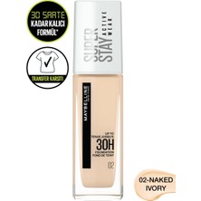 Starseven New York Superstay Wear Fondöten- 02 Naked Ivory (30 Ml)
