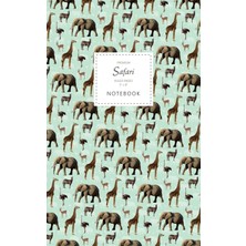 Starseven Safari - Ruled Pages - 5x8 - Premium: (Mint Green Edition) Fun Animal 96 Ruled/li