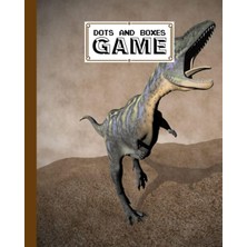 Starseven Dots And Boxes Game: Aucasaurus Dinosaur Cover Dots And Boxes Game, A Strategy Game - Large
