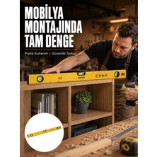 Twin Store Dayanıklı Plastik Gövdeli 600 mm Su Terazisi Yeni Nesil