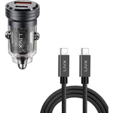 Starseven Livx Transparent 45W Pd/qc Mini 2 Metre Data Kablosu L35 - Tct-02