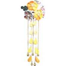Starseven Crb Kadın Kız Kimono Geleneksel Tsumami Kanzashi Kıyafeti Düğün Japon Asya Yukata Saç Tokas