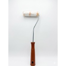Starseven Profesyonel Parmak Boya Rulosu Seti - 10 cm Mikrofiber Rulo Başlığı Uzun Saplı Ergonomik Sap, Ha