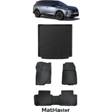 MatMaster Peugeot 5008 Hybrid 2027 Model 5d Premium Ekstra Havuzlu Paspas ve Bagaj Havuzu Set
