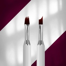 Starseven Staleks Exclusive Çift Uçlu Sentetik Nail Ombre Gradyan Fırçası 11-10MM Kapaklı Nbx-07
