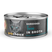 Starseven Prochoice Deluxe Shredded, Tahılsız, Hipoalerjenik, Tiftiklenmiş Tuna Balıklı Yaş Maması, 70 G