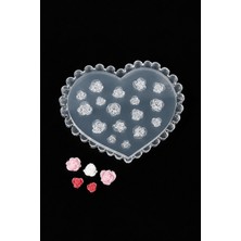 Easy Beauty Nail Art Silikon Kalıp 3D Nail Art Desen Kalıbı, Tırnak Süsleme Desen Charm Tırnak Çarm