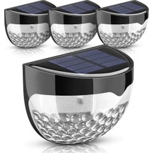 Starseven Greentech Güneş Enerjili Duvar Çit LED Aydınlatma 4 ADET/GT-SL23