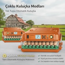 Twin Store FX100 Tam Otomatik Kuluçka Makinesi – 100 Yumurta Kapasiteli | Yeni Nesil Havalandırma | Otomatik M