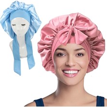 Starseven Wubayi 2 Adet Saten Uyku Kapısı, Ipek Kaput Saç Şal Uyku Için, Saç Bonnet Banyo Için, Kravat Bandı