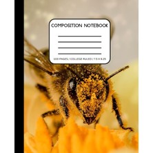 Starseven Independently Published Composition Wide College Ruled: Bees