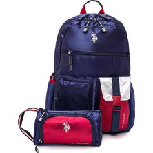 Starseven U.s. Assn. U.s. Polo. Assn. Unisex Okul Çanta Seti PLSET2403435,LACIVERT Tek Ebat