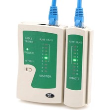 Starseven Kablo Tester RJ11 RJ45 Internet Kablosu - Cat5/6/7/8 Ethernet Kablo -