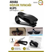 MAİN SHOP Araç Içi Gözlük Tutacağı Güneşlik Klipsi Araba Gözlük Tutucu Aparat 1 Adet