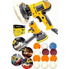 Starseven Seri Tam Profesyonel 15 Parça Set 125 mm Zımpara Araba Pasta Cila Polisaj Makinesi...