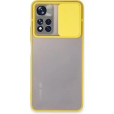 Starseven 11 5g Palm Buzlu Kamera Sürgülü Silikon - Sarı