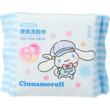 Starseven Sanrio Cinnamoroll Inci Dokulu Kuru Mendil –%100 Viskon Yumuşak Hassas Mendil (25 Adet)