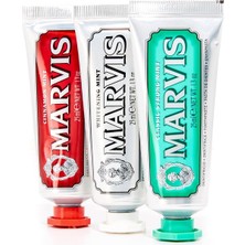 Starseven Marvis 3 Tat Beyazlatıcı Nane & Klasik Nane & Tarçınlı Nane Macunu (1 x 3 Adet)