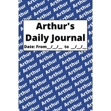 Starseven Independently Published Personalized Daily Journal - Arthur: Cover