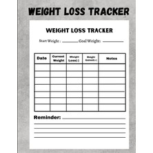 Starseven Independently Published Weigh Loss Tracker: Weight Loss Journal : Body Measurement Tracker Journal