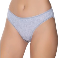 Gümüş 6067 12'li Kadın Likralı Desenli Bikini