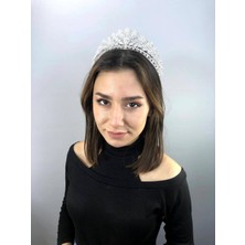 Starseven Kırmızı Antrasit Zeety Model Kına Gelin Tacı - GELINTACI0303202230