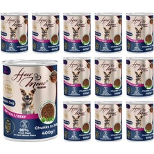 Starseven How Meow Yetişkin Biftekli Jöleli Konserve Mama 400 gr x 12 Adet