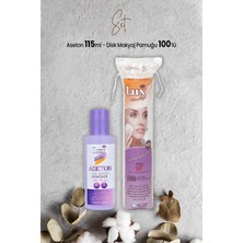 Starseven Lux Aseton 115 ml Disk Makyaj Pamuğu 100'LÜ