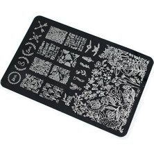 Starseven Nail Stamping Baskı Plakası Büyük Boy Xl HK02