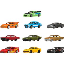 Starseven Oyuncak Araba, Fast & Furious Temalı 10'lu Paket, 1:64 Ölçekli, Özel Süslemelere Sahip,