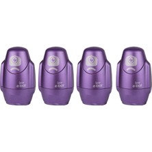Starseven Serve E-Bot Silgili Kalemtiras Metalik Mor 4lu Set