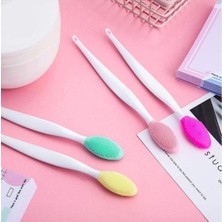 Starseven 2 Adet Dudak Fırçası Peeling Etkili Gözenek Siyah Nokta Temizleyici Akne Çift Yönlü Fırça