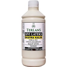 Starseven Terlans Ekstra Kalın Sıvı Lateks 500 ml Fırça ile Sürülebilir Kalıp Sıvısı Thick Liquid Latex