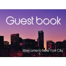 Starseven Independently Published Guest Book Welcome To New York City: Vacation Sign In Guest Book, Guest Hou