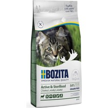 Starseven Bozita Aktif Sterilize Tahılsız Kuzu - Ağırlıklı Olarak Havada Yaşayan Yetişkin Kediler Içi