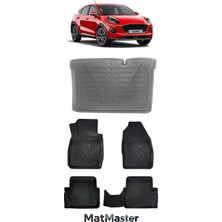 MatMaster Ford Puma 2023 Model 5d Premium Ekstra Havuzlu Paspas ve Bagaj Havuzu Set