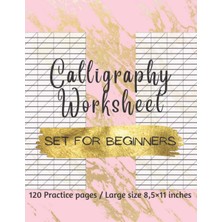 Starseven Calligraphy Set For Beginners: 120 Sheet Of Calligraphy Practice Paper Hand Lettering Workbook 8,5×