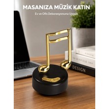 Starseven Altın Nota Temalı Müzik Kutusu Müzikli Hediyelik Yeni Nesil