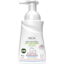 Starseven INCIA%100 Doğal Organik Bebek Köpük Şampuanı Saç Vücut Lavanta Konak Önleyici Yenidoğan