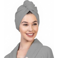 Starseven Düğmeli Saç Bonesi - Plaj Havuz Deniz Hızlı Kurulama Baş Havlusu | Pamuk