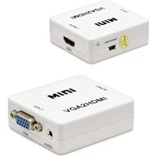 Uravas Store VGA To Hdmı Ses Çıkışlı Görüntü Dönüştürücü 1080P HDX1283