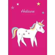 Starseven Heliane: Einhorn Malbuch / Tagebuch / Notizbuch - Din A4 - Blanko
